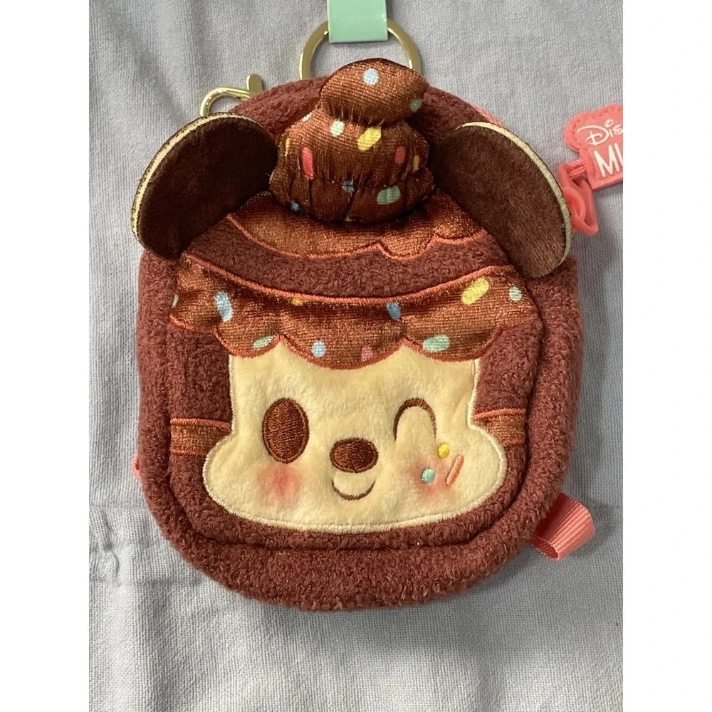NEW Disney Parks - Munchlings - Minnie Mouse - Mini Backpack Keychain Coin Purse